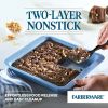 Farberware Easy Solutions 9" Steel Nonstick Bakeware Square Cake Pan, Blue