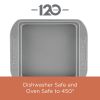 Farberware Nonstick Bakeware 3-Piece Cookie Pan Set, Gray