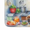 Brussels Griffon The Chef Memory Foam Kitchen Mat Machine Washable Anti-Fatigue Mat Cushion Comfort Bath Mat or Kitchen Rug